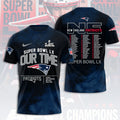 New England Patriots 2025 AFC Champions 3D Apparel – HOATT15894