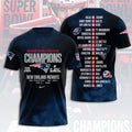 New England Patriots 2025 AFC Champions 3D Apparel – HOATT15895