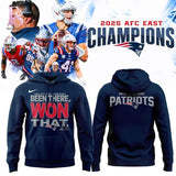 New England Patriots 2025 AFC EAST Division Champions Been There Won That Hoodie