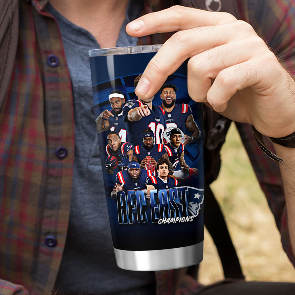 New England Patriots 2025 AFC East Champions Tumbler Cup – HOATT15407