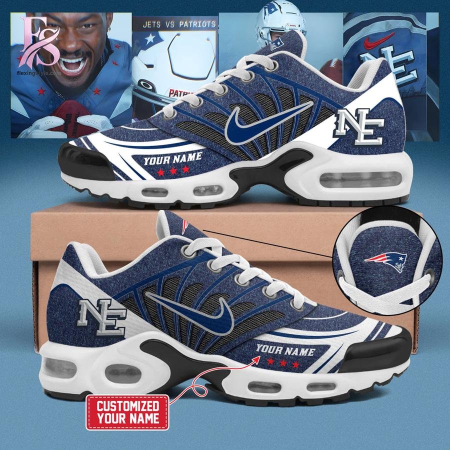 New England Patriots 2025 Rivalries Storm Blue Air Max TN Shoes