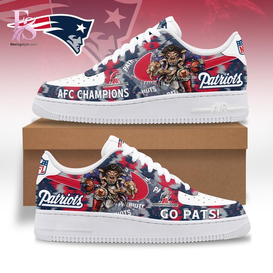 New England Patriots AFC Champions Air Force Shoes