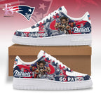 New England Patriots AFC Champions Air Force Shoes