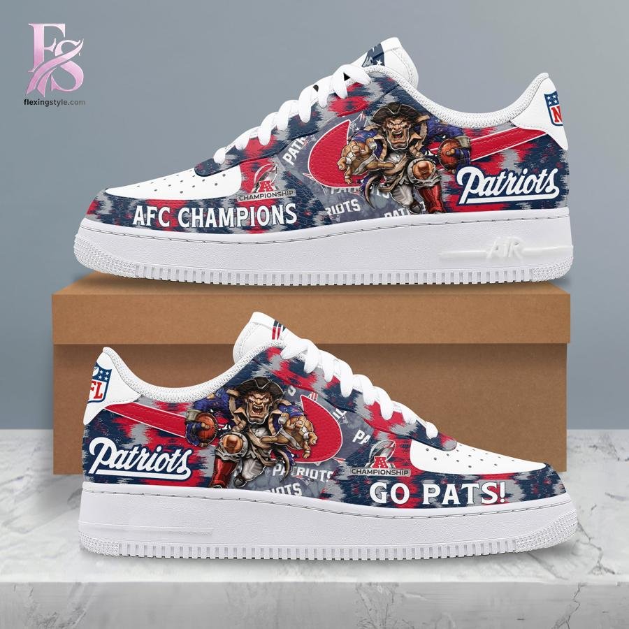 New England Patriots AFC Champions Air Force Shoes