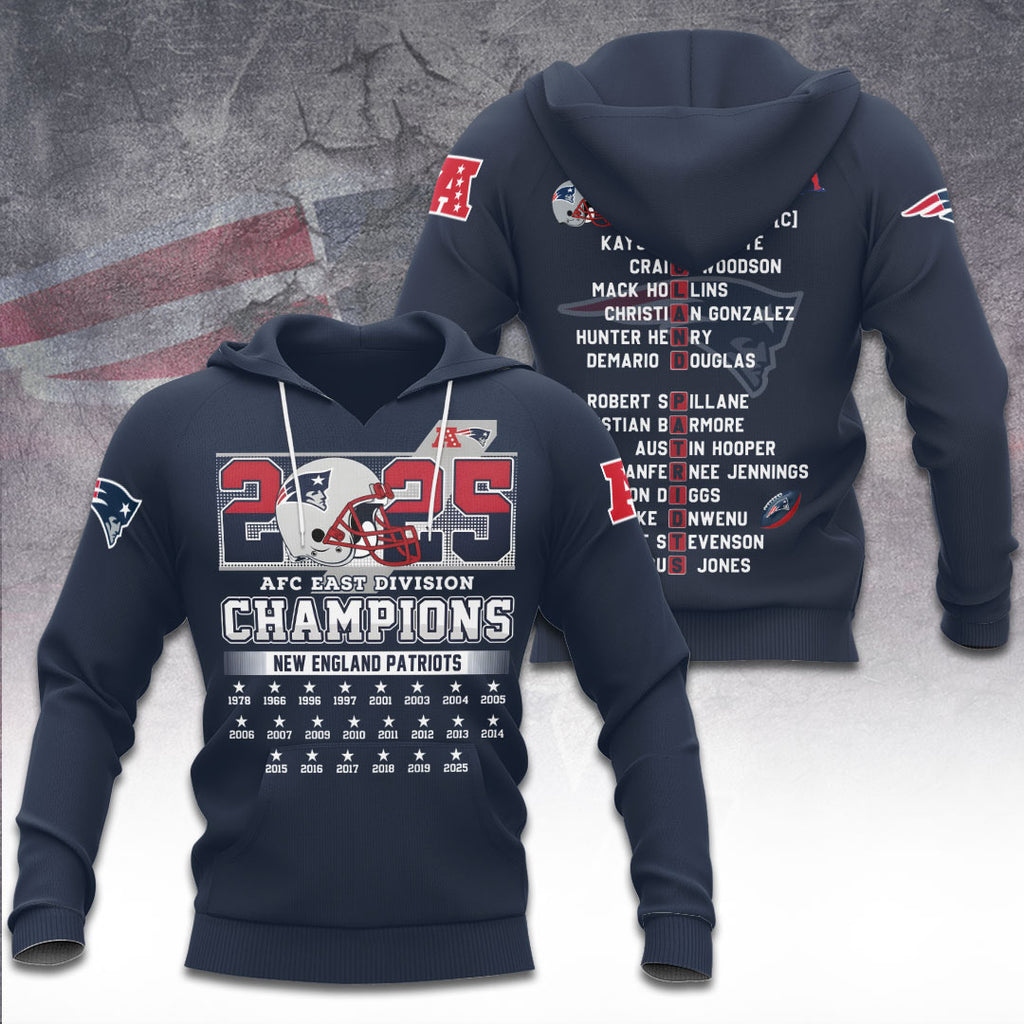New England Patriots 3D Apparel – TANTN19814
