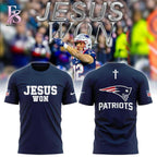 New England Patriots Jesus Won Shirt