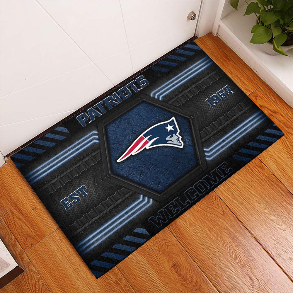 New England Patriots Custom Doormat – MAITM13172