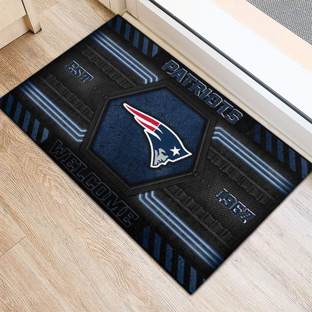 New England Patriots Custom Doormat – MAITM13172