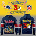 New England Patriots Pokemon 30th Anniversary Hoodie