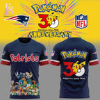 New England Patriots Pokemon 30th Anniversary Hoodie