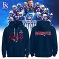 New England Patriots Royal Blue Playoffs Hoodie