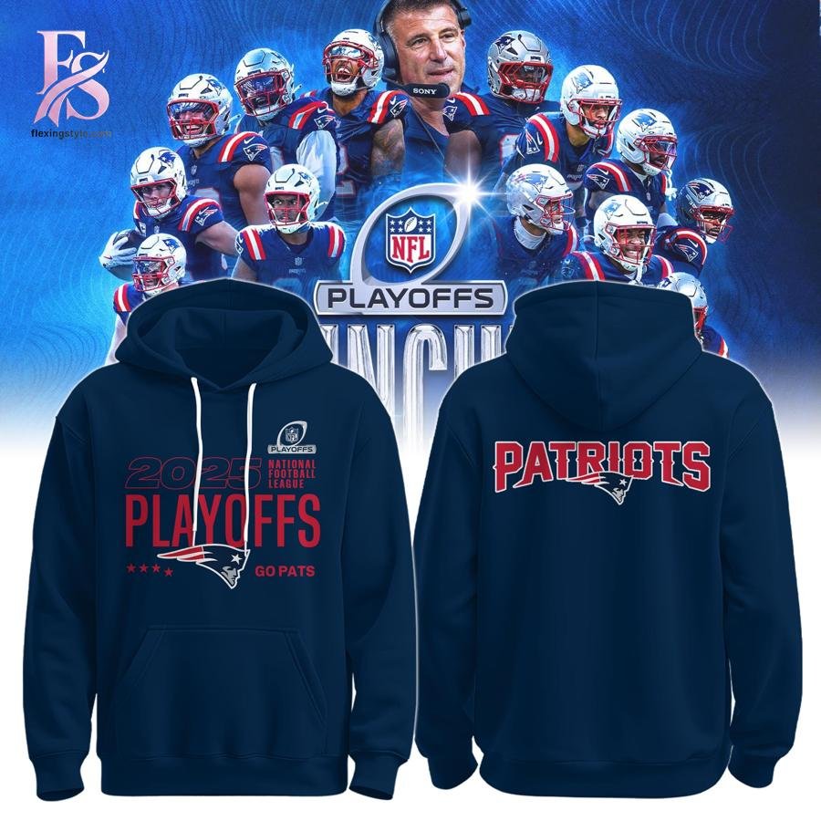 New England Patriots Royal Blue Playoffs Hoodie