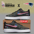 New England Patriots Salute to Service 2025 camo Air Force Shoes