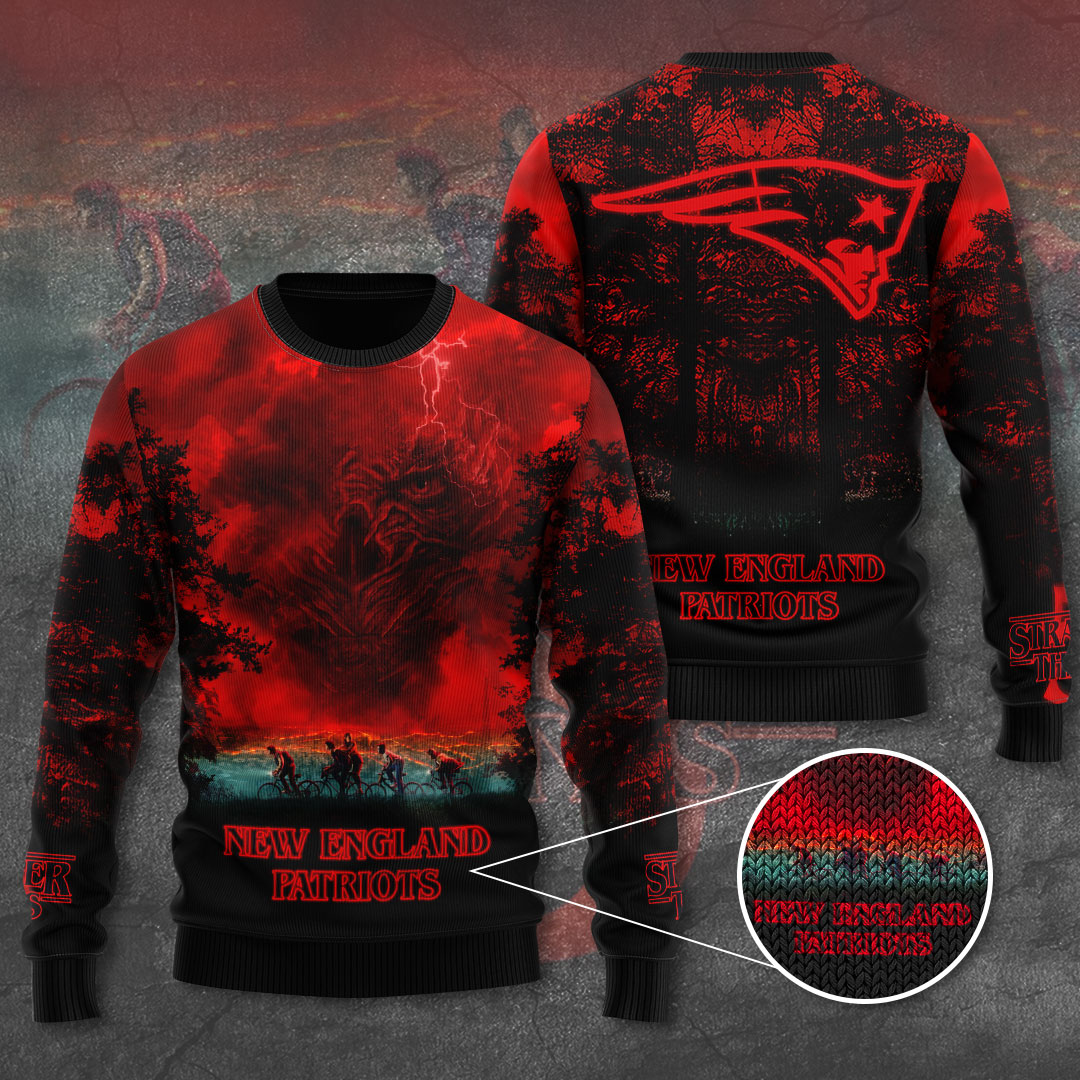 New England Patriots x Stranger Things Ugly Sweater – TANTN17520