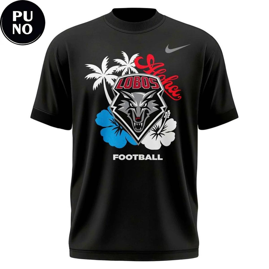 New Mexico Lobos Football 2026 Aloha T-Shirt