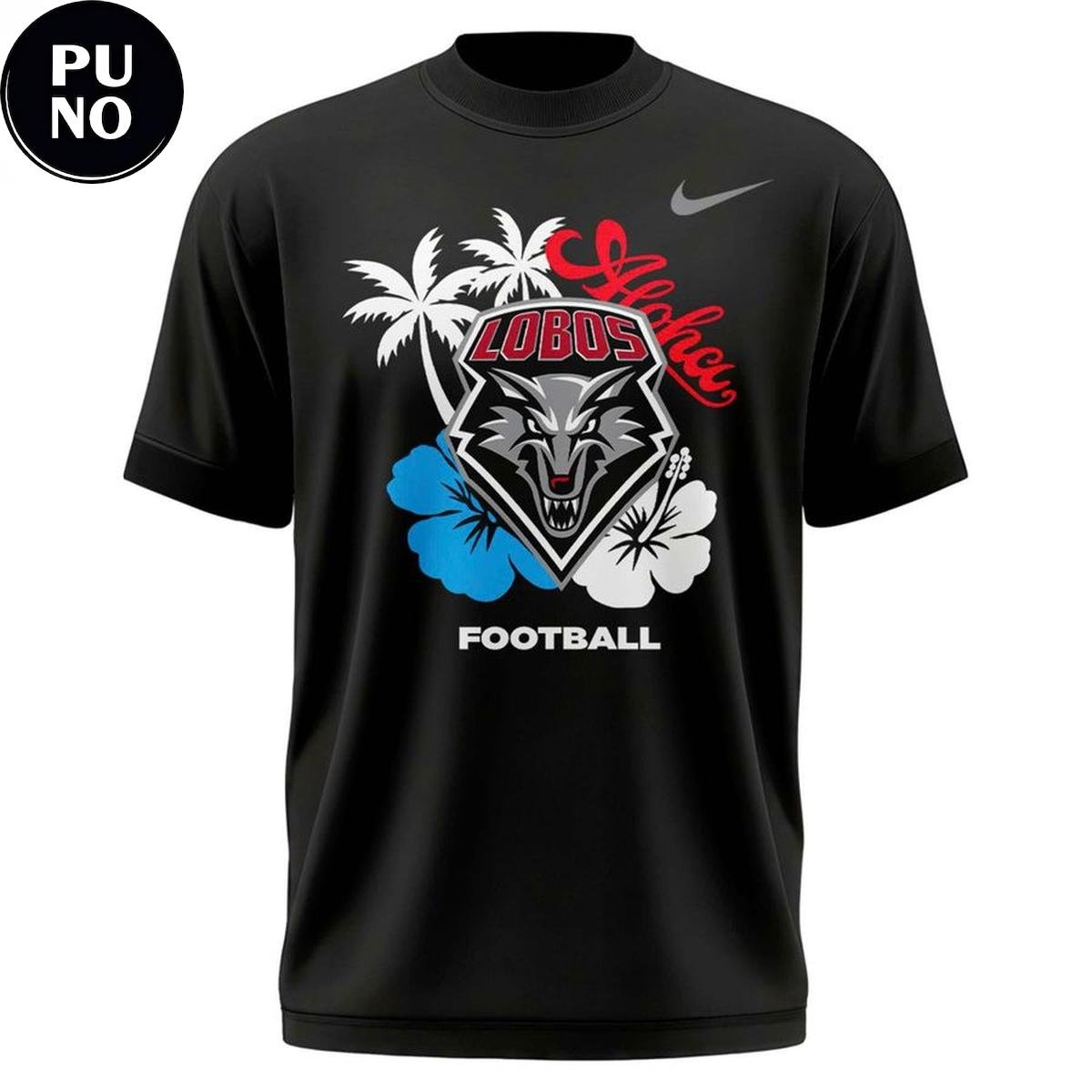 New Mexico Lobos Football 2026 Aloha T-Shirt