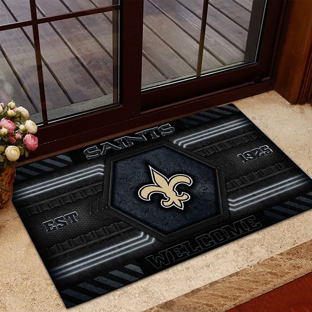 New Orleans Saints Custom Doormat – MAITM13173