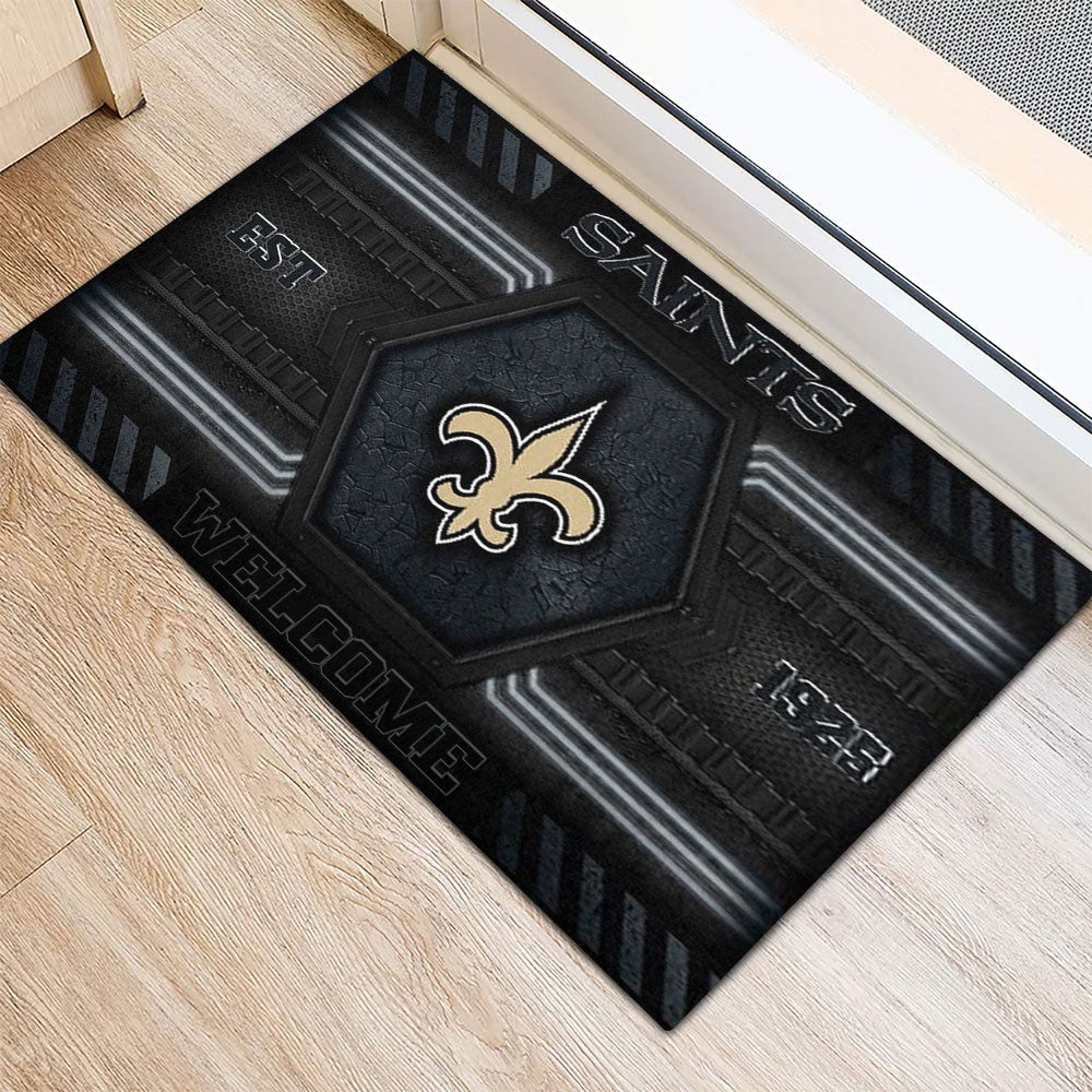 New Orleans Saints Custom Doormat – MAITM13173