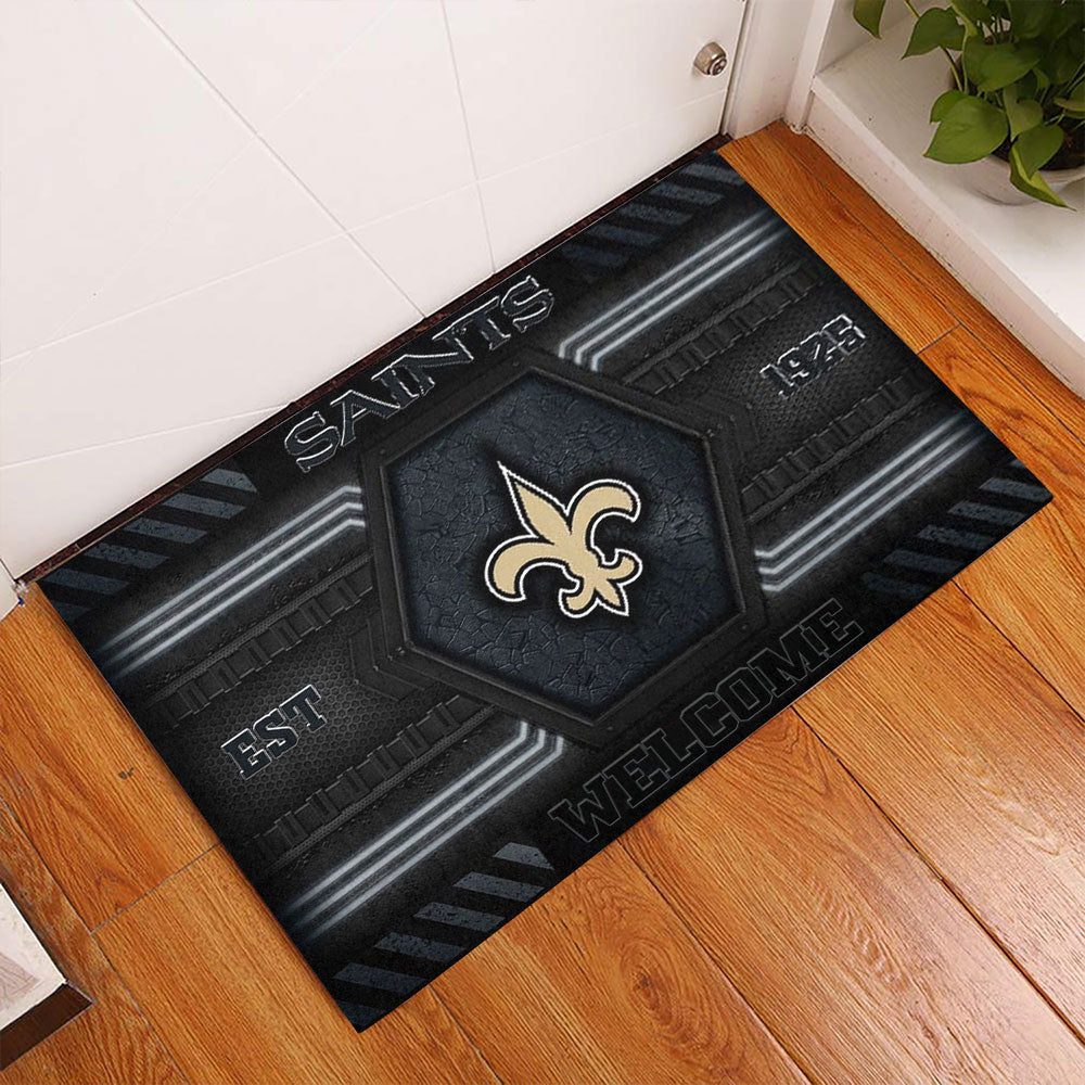 New Orleans Saints Custom Doormat – MAITM13173
