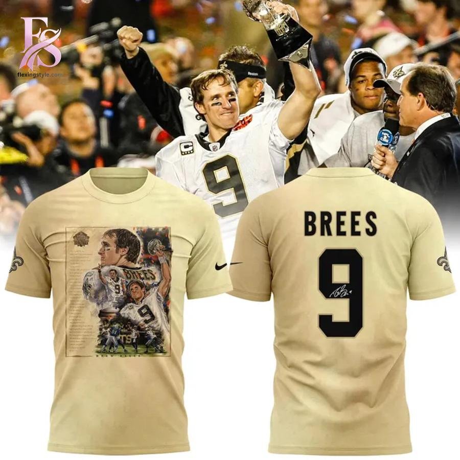 New Orleans Saints Signed Drew Brees Hoodie