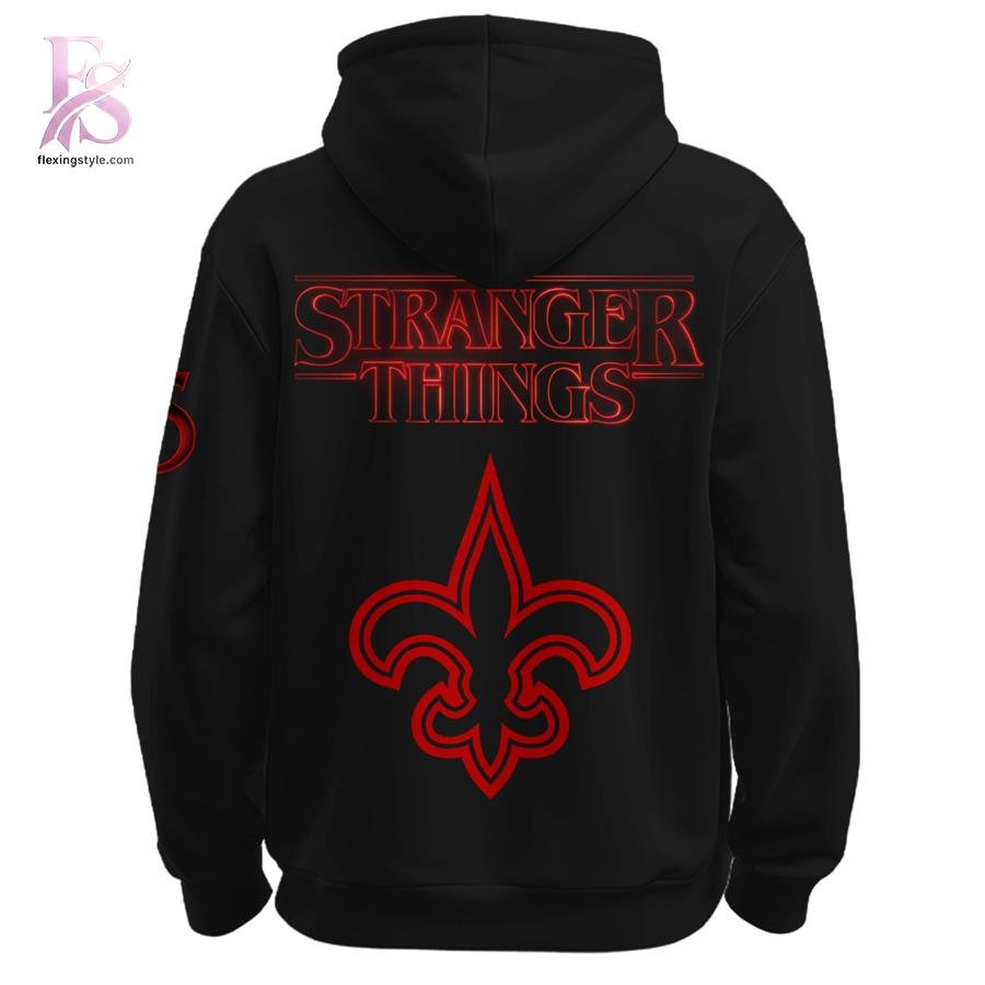 New Orleans Saints Stranger Things Hoodie