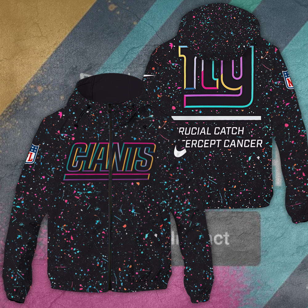 New York Giants 3D Windbreaker Jacket – TANTN15786