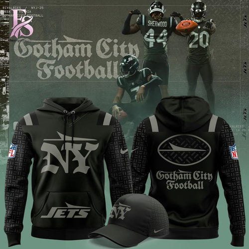 New York Jets Gotham City Football Hoodie