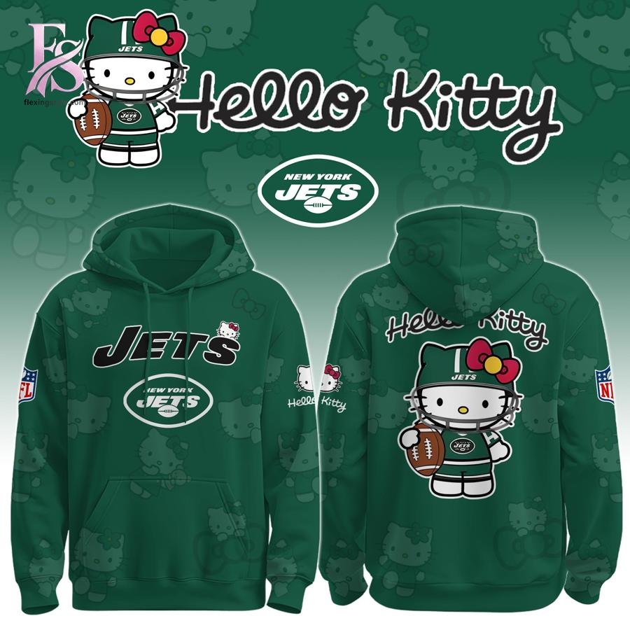 New York Jets Hello Kitty 2026 Hoodie