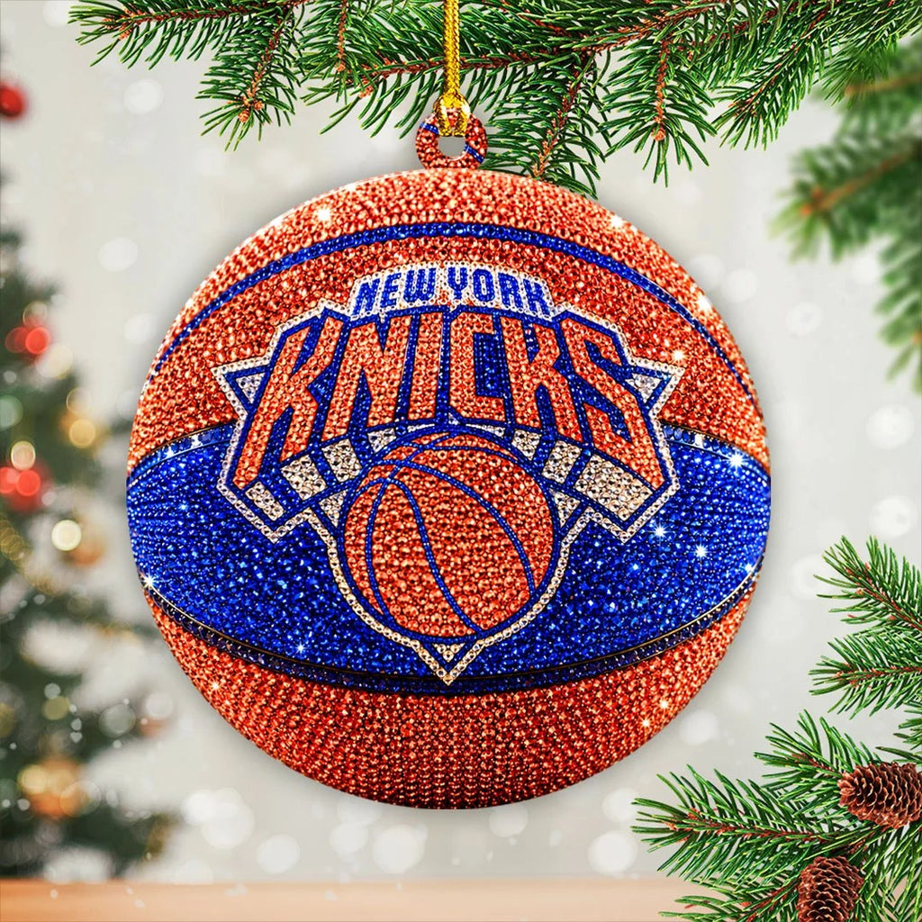 New York Knicks Custom Shape 2-side Printed Acrylic Ornament – HOATT20915