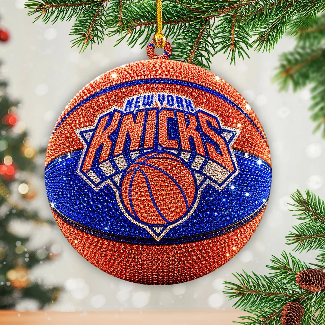 New York Knicks Custom Shape 2-side Printed Acrylic Ornament – HOATT20915