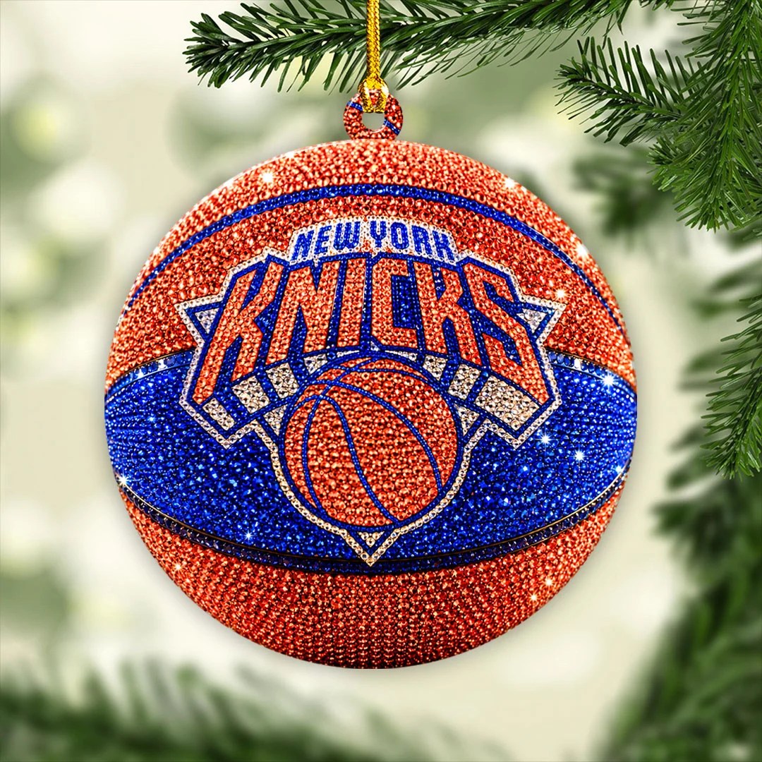 New York Knicks Custom Shape 2-side Printed Acrylic Ornament – HOATT20915