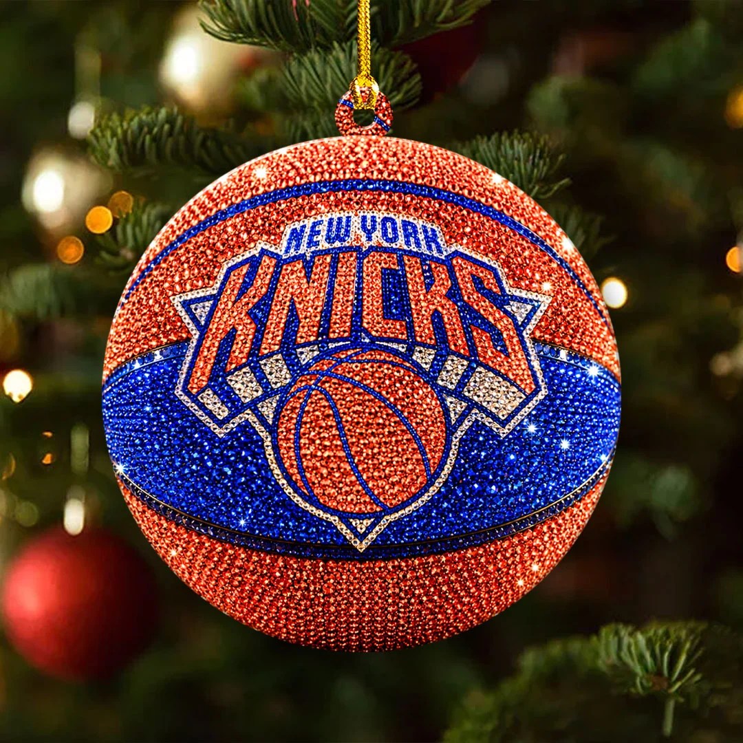 New York Knicks Custom Shape 2-side Printed Acrylic Ornament – HOATT20915