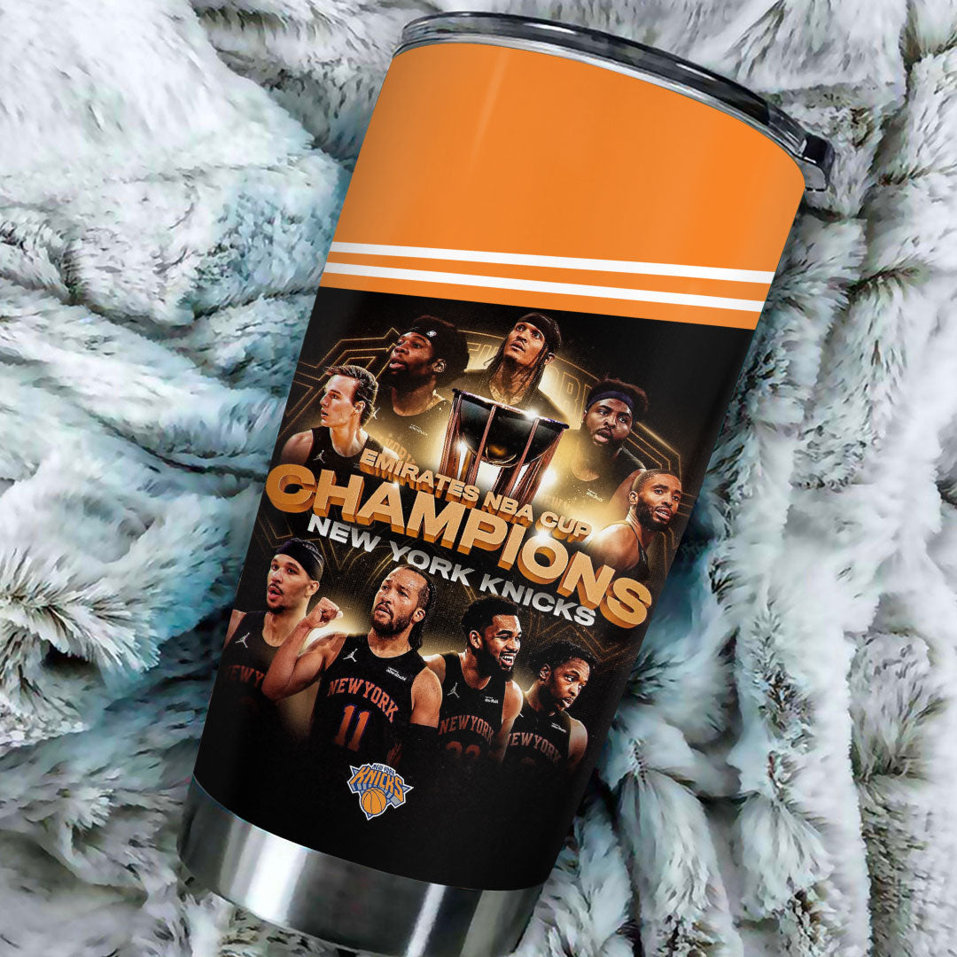 New York Knicks 2025 NBA Cup Champions Tumbler Cup – MAITM14112