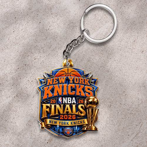 New York Knicks 2026 NBA Finals Champions Custom Shape 2-sided Keychain – HOATT19897