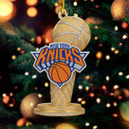 New York Knicks 2026 NBA Finals Champions Custom Shape 2-side Printed Acrylic Ornament – HOATT20861