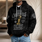 New York Knicks 2026 NBA Finals Champions 3D Unisex Waffle Hoodie – HOATT19243