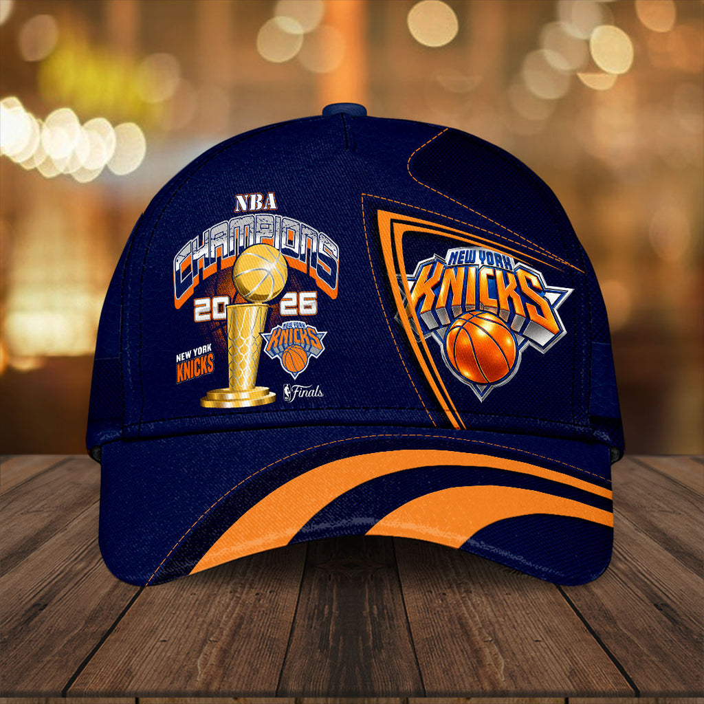 New York Knicks 2026 NBA Finals Champions Classic Cap – HOATT18914