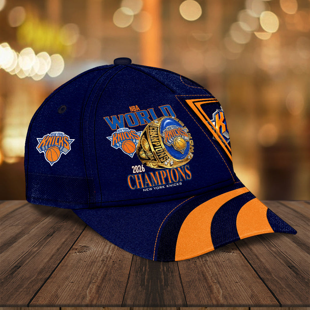 New York Knicks 2026 NBA Finals Champions Classic Cap – HOATT19149