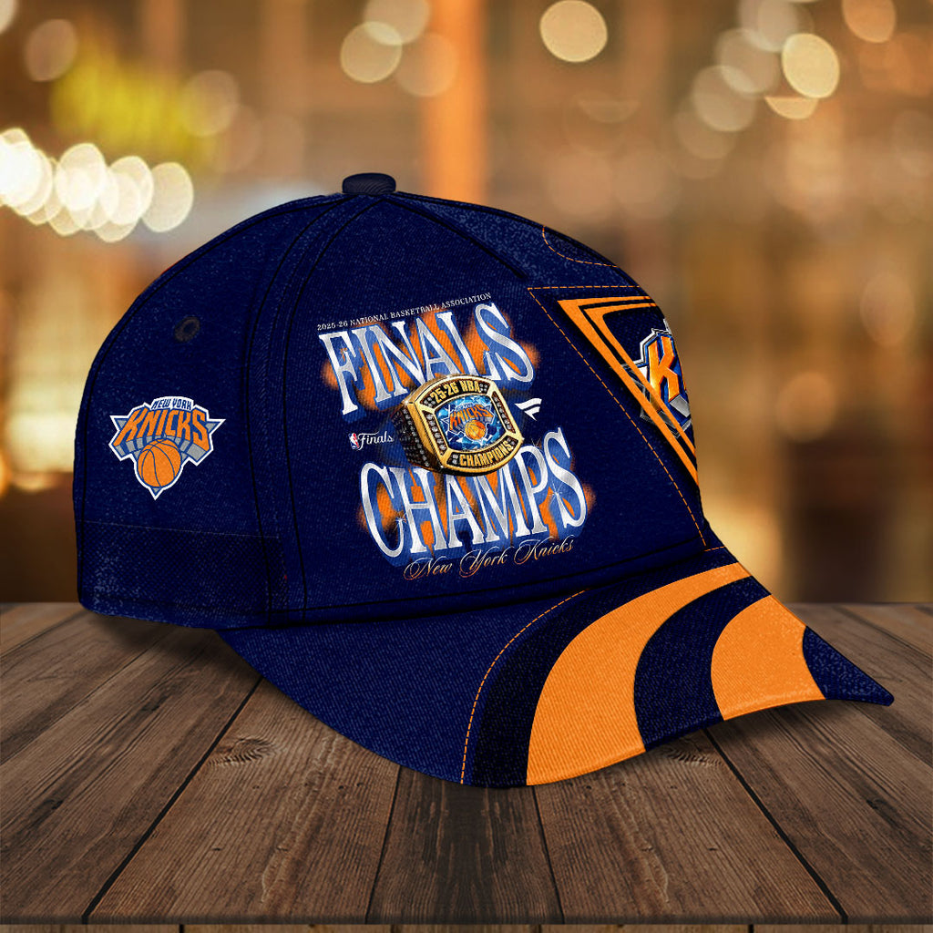 New York Knicks 2026 NBA Finals Champions Classic Cap – HOATT19169
