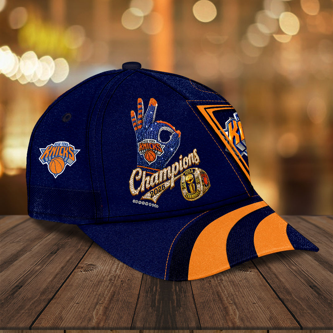 New York Knicks 2026 NBA Finals Champions Classic Cap – HOATT19254