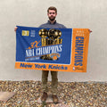 New York Knicks 2026 NBA Finals Champions 3D Double-side House Flag – HOATT18912