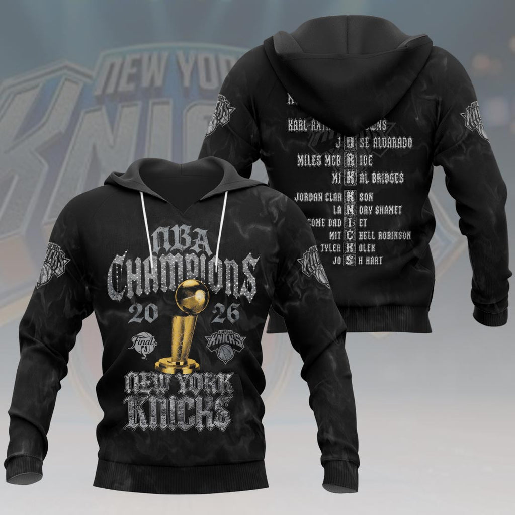New York Knicks 2026 NBA Finals Champions 3D Apparel – HOATT19215