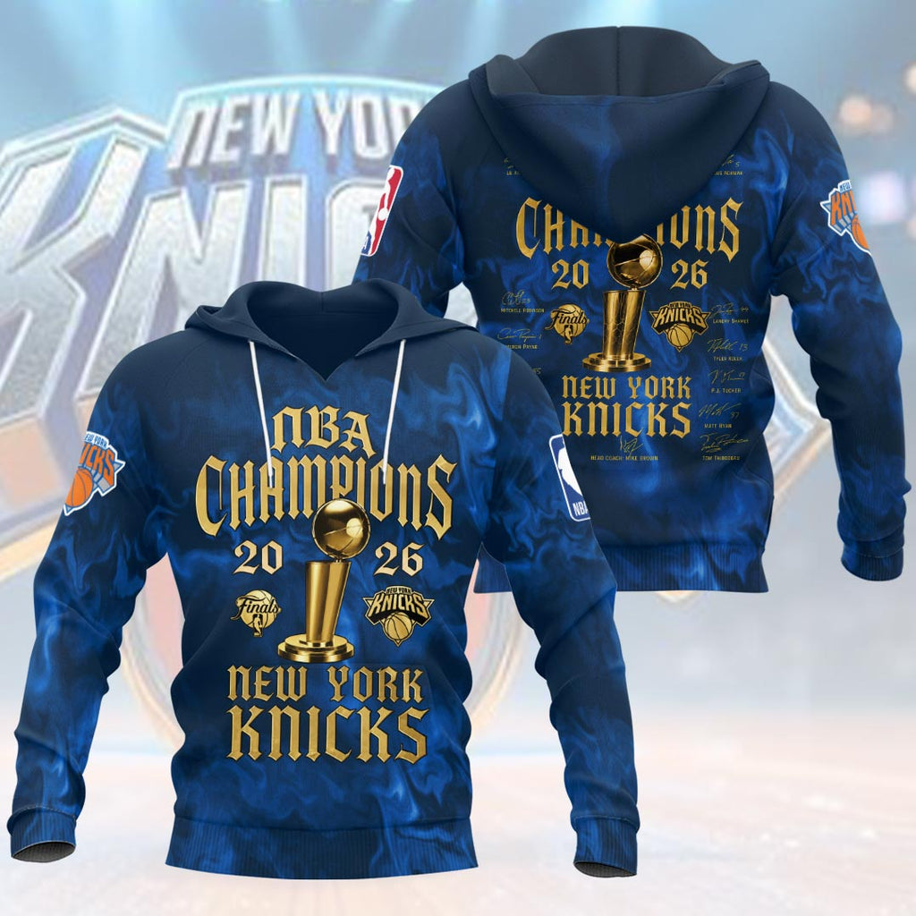 New York Knicks 2026 NBA Finals Champions 3D Apparel – HOATT19267