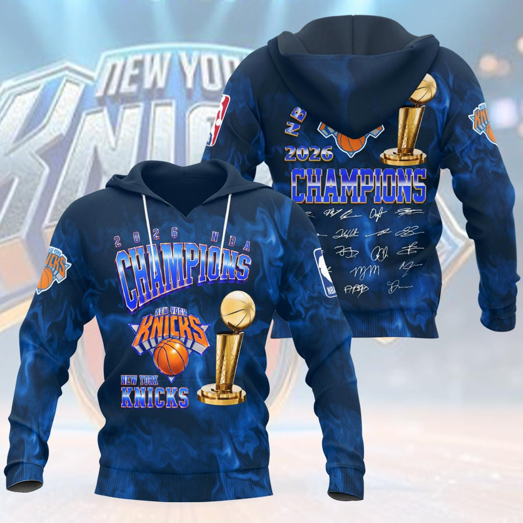 New York Knicks 2026 NBA Finals Champions 3D Apparel – HOATT19268
