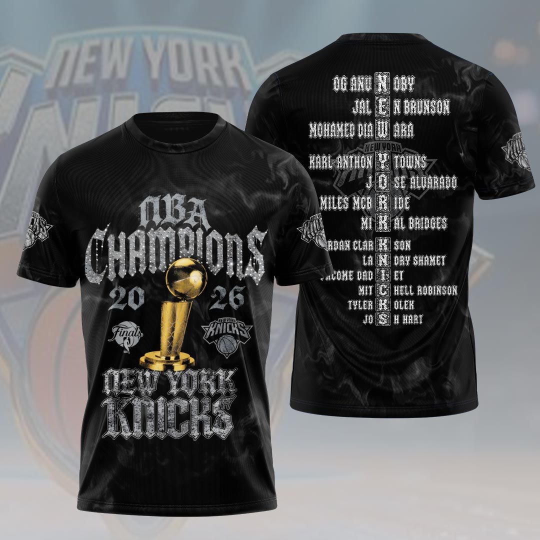 New York Knicks 2026 NBA Finals Champions 3D Apparel – HOATT19215