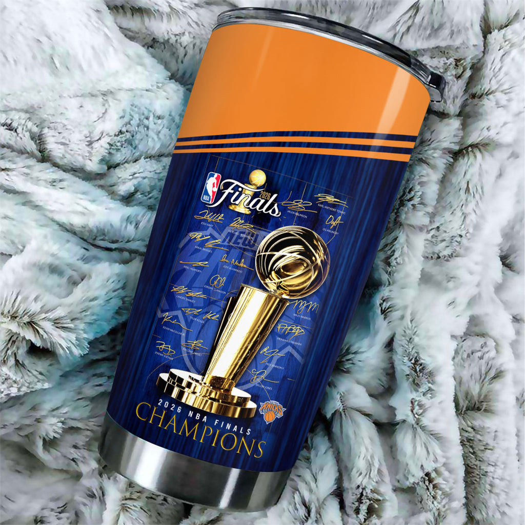 New York Knicks 2026 NBA Finals Champions Tumbler Cup – HOATT18629