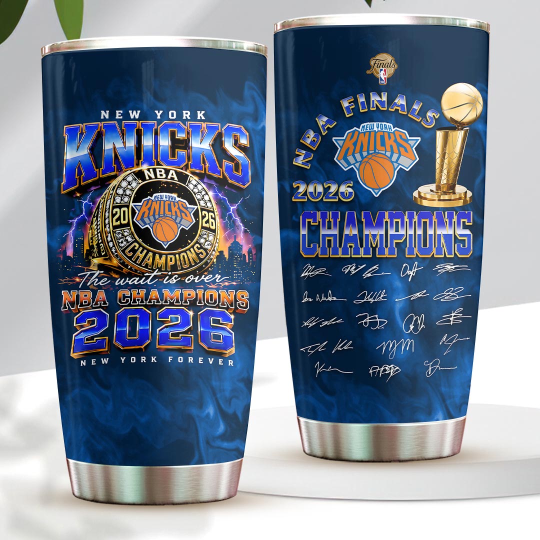 New York Knicks 2026 NBA Finals Champions Tumbler Cup – HOATT19260
