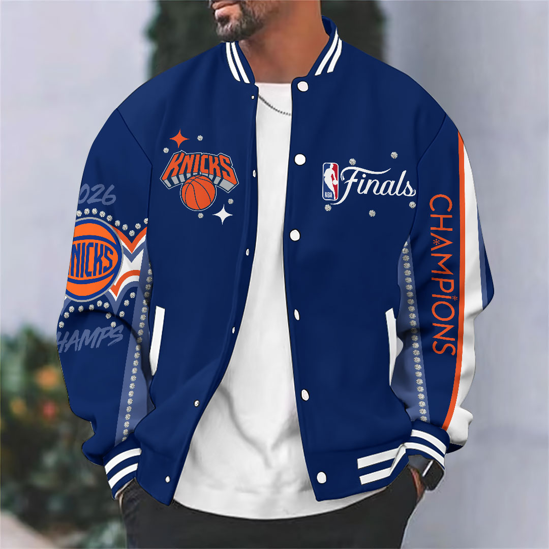 New York Knicks 2026 NBA Finals Champions Varsity Jacket – HOATT18983