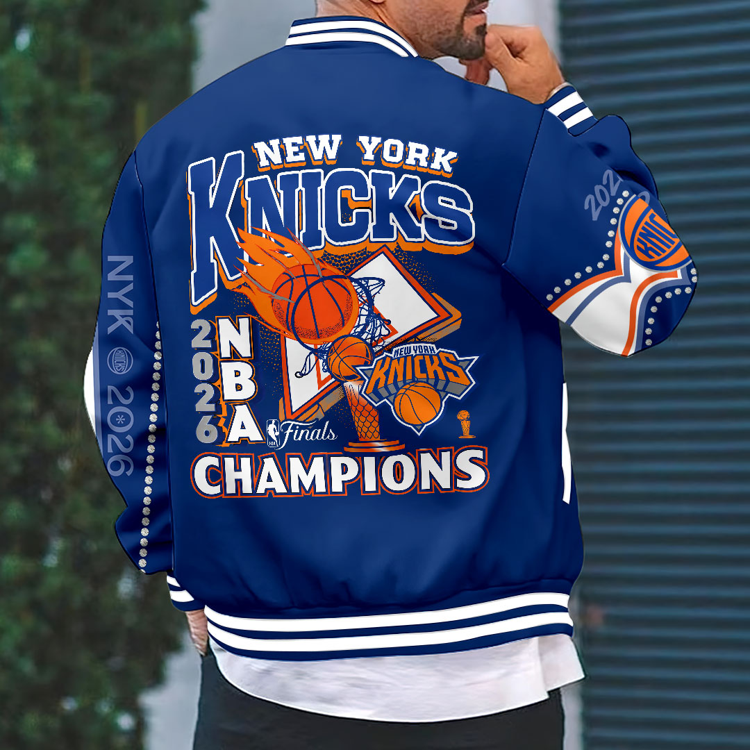 New York Knicks 2026 NBA Finals Champions Varsity Jacket – HOATT18985