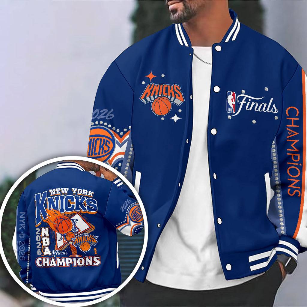 New York Knicks 2026 NBA Finals Champions Varsity Jacket – HOATT18985
